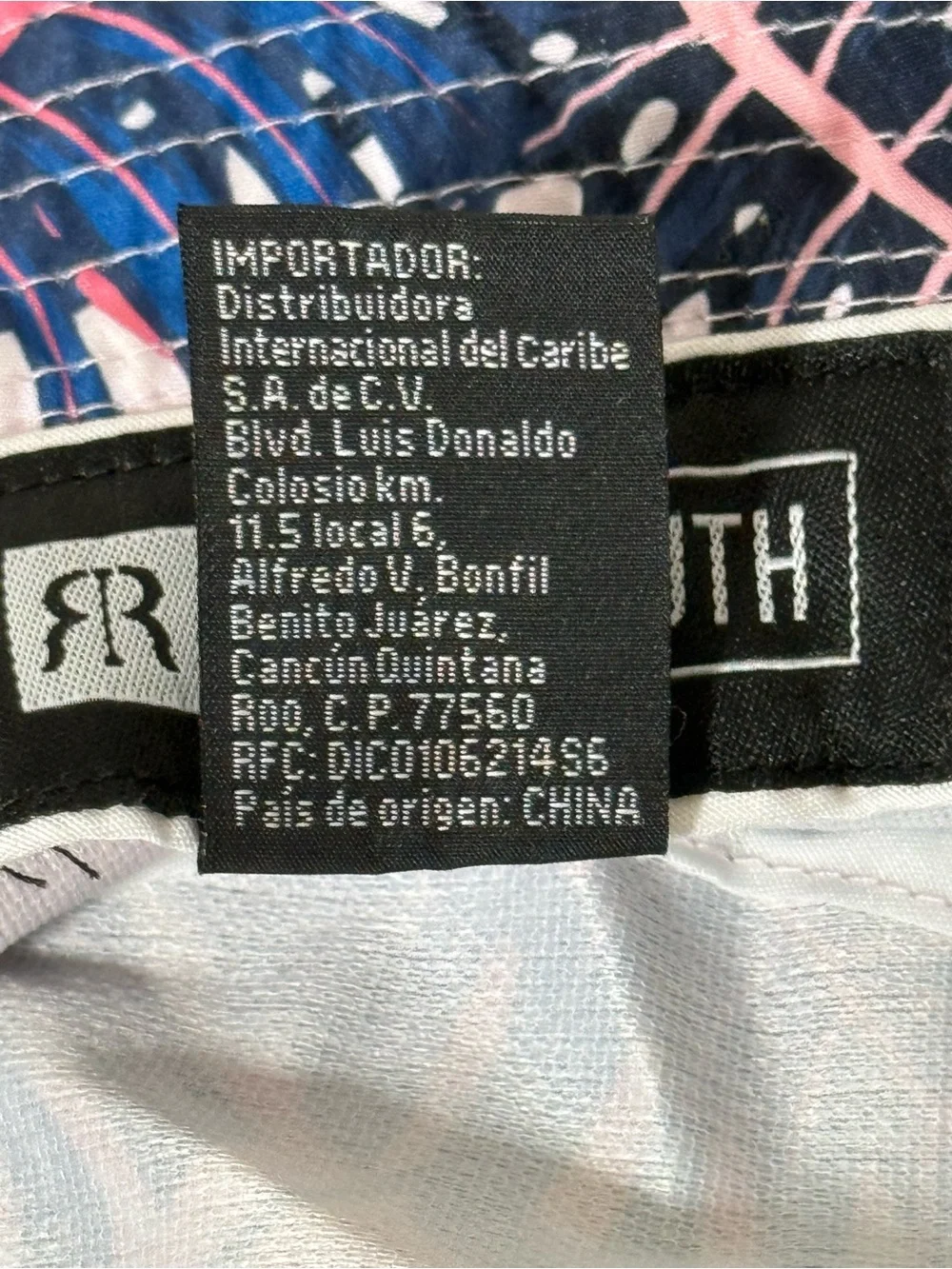 Robin Ruth Blue & Pink Tropical Leaf Bucket Hat Cancun
